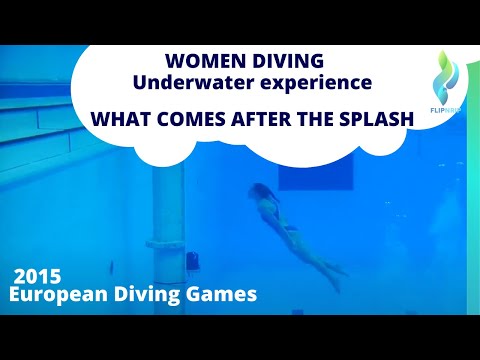 2015 Women Diving - Under water shots only - European Diving Games