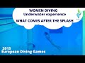 2015 Women Diving Under Water Shots Only European Diving Games