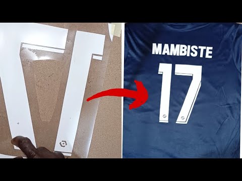 comment écrire sur un maillot de foot.