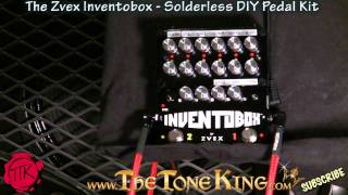 Video thumbnail for ZVex Inventobox Do It Yourself DIY Pedal Kit BYOC 30 Pedals Day 14 Winter NAMM 2011 '11 Fuzz Factory by The Tone King