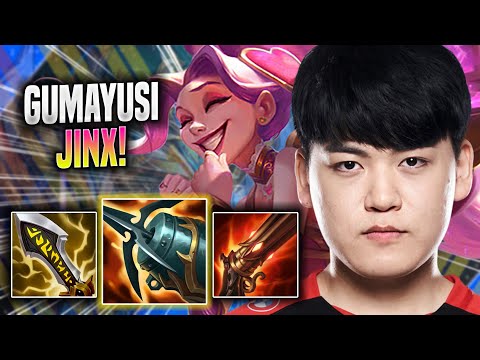 GUMAYUSI SHOWTIME WITH JINX! - T1 Gumayusi Plays Jinx ADC vs Zeri! | Season 2022