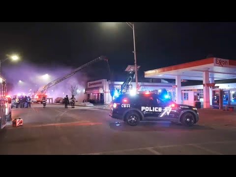 Crews battle massive fire that ripped through NJ business