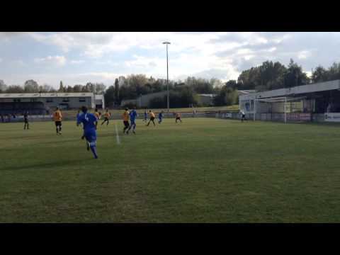 Brandon Gaskell goal Skem Utd U18 v Prescot Cables