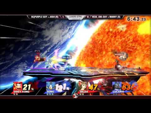 Vitality Doubles 7/30/16 - Losers Qtrs - PurpleGuy/WormyNugget vs. Day/StaticManny - Smash 4