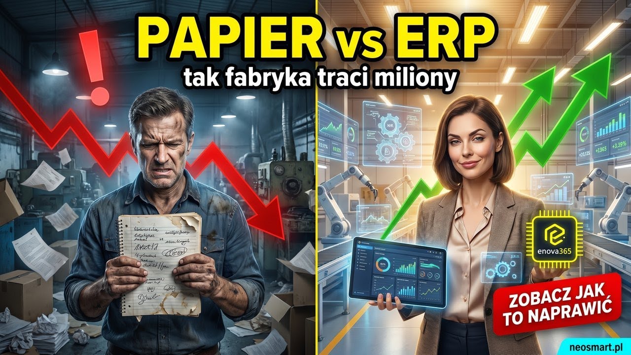 Procesy zamówień i produkcji w systemie ERP