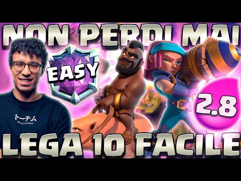 ULTIMATE CHAMPION EASY with HOG 2.8 HISTORIC CYCLE! - CLASH ROYALE ITA