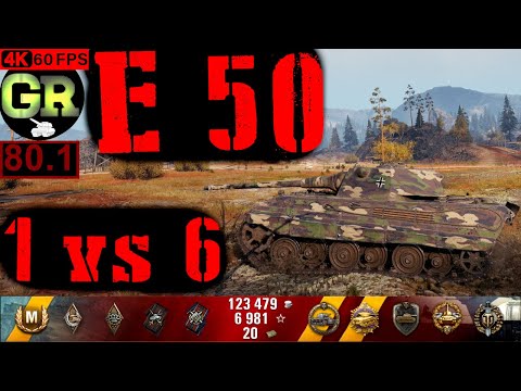 80_World of Tanks E 50 WoT Replay - 10 Kills 6K DMG(Patch 1.4.0)