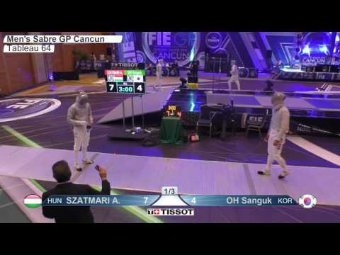 FE M S Individual Cancun MEX Grand Prix 2016 T64 13 green OH KOR vs SZATMARI HUN