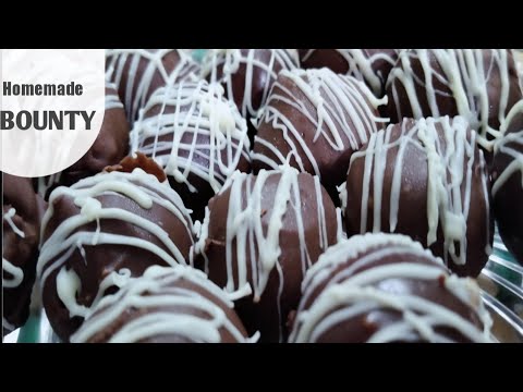 Bounty Chocolate recipe || Coconut Chocolate ||🍫😋