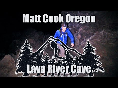 Lava River Cave: Exploring the mile long lava tube, Oregon