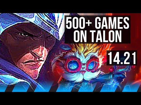 TALON vs HEIMERDINGER (MID) | 500+ games | KR Master | 14.21