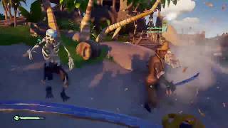 Sea of Thieves - Fighting Unarmed Skeletons #1