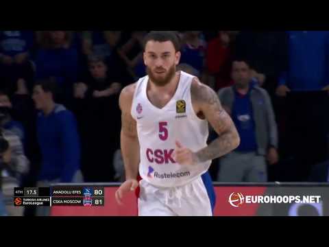 Anadolu Efes Istanbul - CSKA Moscow 80-81: Mike James (28 points)