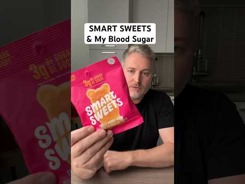 Smart sweets and my blood sugar. #bloodsugar #glucoselevels #insulinresistant1 #smartsweets