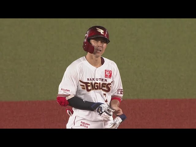 【3回表】イーグルス・鈴木がフェンス直撃のタイムリー2ベースヒットを放つ!! 2020/7/28 M-E