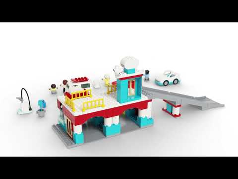 Конструктор LEGO Duplo «Гараж и автомойка» 10948 / 112 деталей