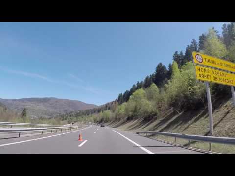 France Autoroute Annecy Genèves, Gopro / France Motorway Annecy Genèves, Gopro