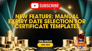Manual Expiry Date Selection for Certificate Templates