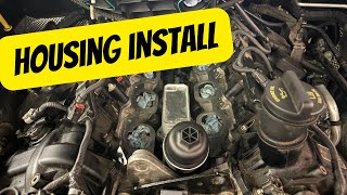 Jeep 3.6 Oil Filter Housing Installation | Aluminum oil cooler upgrade
