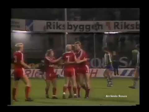 IFK Goteborg - Fenerbahce 4-0 - Coppa dei Campioni 1985-86 - ottavi di finale - andaa