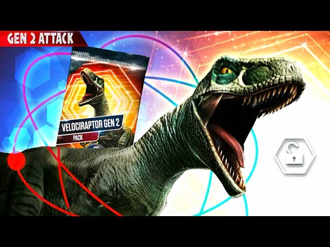 OPEN UNLOCKED VELOCIRAPTOR GEN 2 VS T-REX GEN 2 VS I-GEN 2 MAX LEVEL 40 | JURASSIC WORLD THE GAME