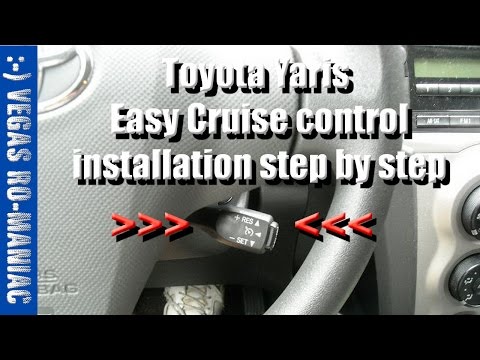 How to install Cruise Control - Toyota Yaris - Instructions STEP by STEP