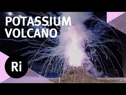 Humphry Davys Potassium Volcano