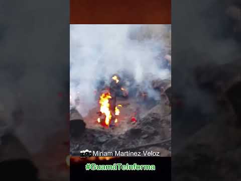 Combaten incendio forestal de muy grandes proporciones en zona montañosa de Pinar del Río