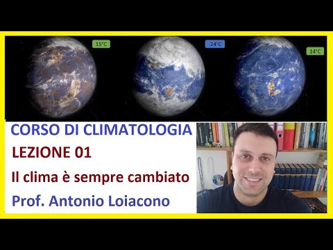 CORSO DI CLIMATOLOGIA - Lezione 01 - Il clima è sempre cambiato.