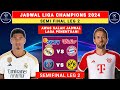 Jadwal Semi final Leg 2 Liga Champions 2024 - Real Madrid vs Bayern Munchen - Liga Champions 2023/24
