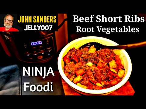 NINJA Foodi BEEF SHORT RIBS & ROOT VEGETABLES detailed...
