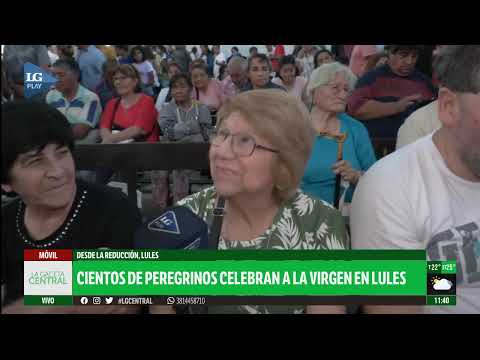 Lules: fieles y devotos se acercaron a la Virgen con promesas y pedidos por la salud