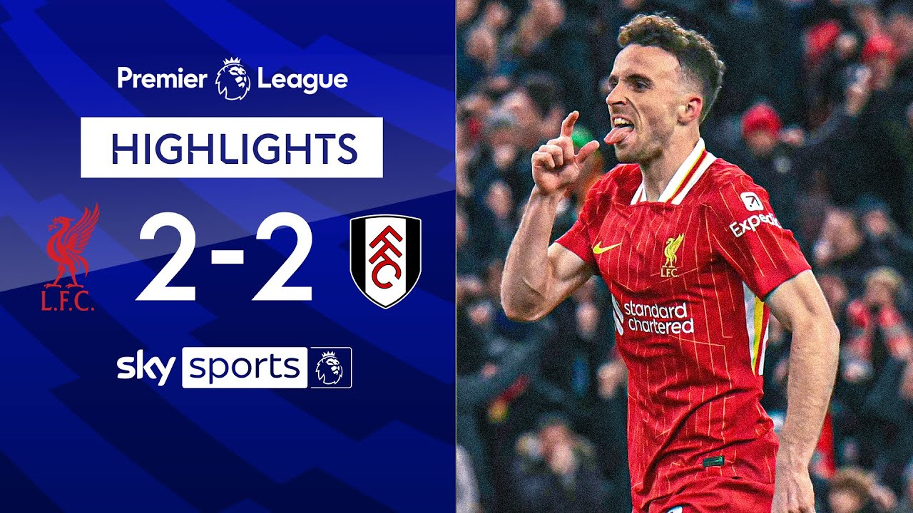 Jota rescues a point for Liverpool! | Liverpool 2-2 Fulham | Premier League highlights