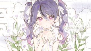 【 #歌枠 / KARAOKE 】歌いたい気分ってこと！みんな聴いてー💜🤍【甘音あむ / ネオポルテ】のサムネイル