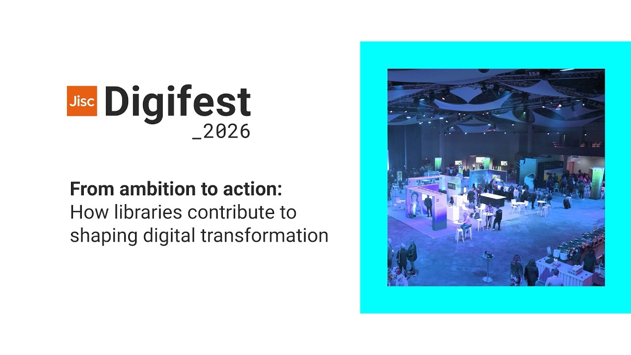 How libraries contribute to shaping digital transformation | Jisc | Beyond the Technology