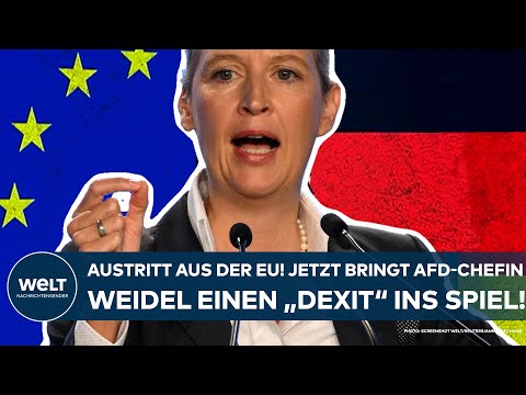 ALICE WEIDEL: "Modell für Deutschland"! Austritt aus der EU - AfD-Chefin bringt "Dexit" ins Spiel!