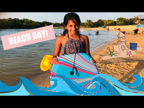 An Evening at the Beach ft. amazing sandcastle! | It's Ava Time