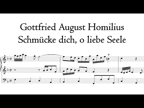 Homilius - Schmücke dich, o liebe Seele, BWV 759 - Metzler organ, Poblet, Hauptwerk