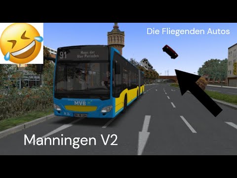 Mit dem C2 G auf der Linie 91 in Manningen V2/OMSI 2 #76