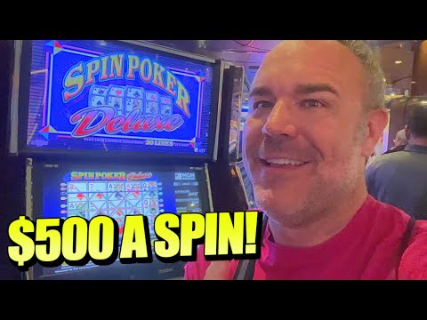 Las Vegas Video Poker Challenge: High Stakes $500 Spins Only! - YouTube