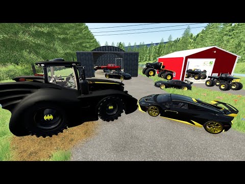 Finding Superhero cars in abandoned barns | Farming Simulator 22
