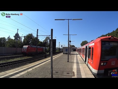 Führerstandsmitfahrt BR474 S-Bahn Hamburg S3 Pinneberg - Neugraben [07/2018]