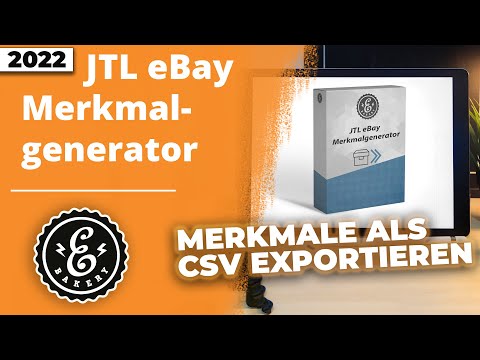 JTL eBay Merkmalgenerator - Merkmaldaten aus eBay Angeboten selbst nutzen | eBay Tutorial