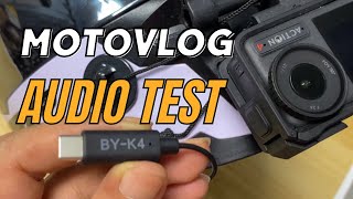 DJI OSMO ACTION 4 Audio Test | Boya BY-K4 | SONY ECM-LV1