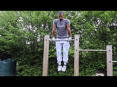 Jordan BuiltByBars Does 25 Muscle Ups 100 Push ups challenge