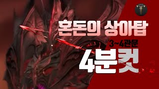 혼돈의 상아탑 3~4관문 4분 핵심 공략 정리