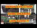 DENON AVR S700W AV RECEIVER LOW SURROUND RIGHT FRONT RIGHT CHANNELS REPAIR FIX ELECTRONICS STEREO