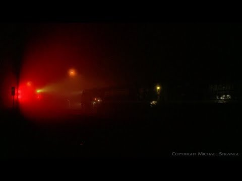 6MP5 Freight Train In Thick Night Fog - PoathTV Australian Railways