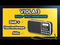 Technisat DAB+ Radio Viola 3 Schwarz