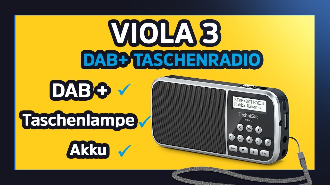 Technisat DAB+ Radio Viola 3 Schwarz | Alltron